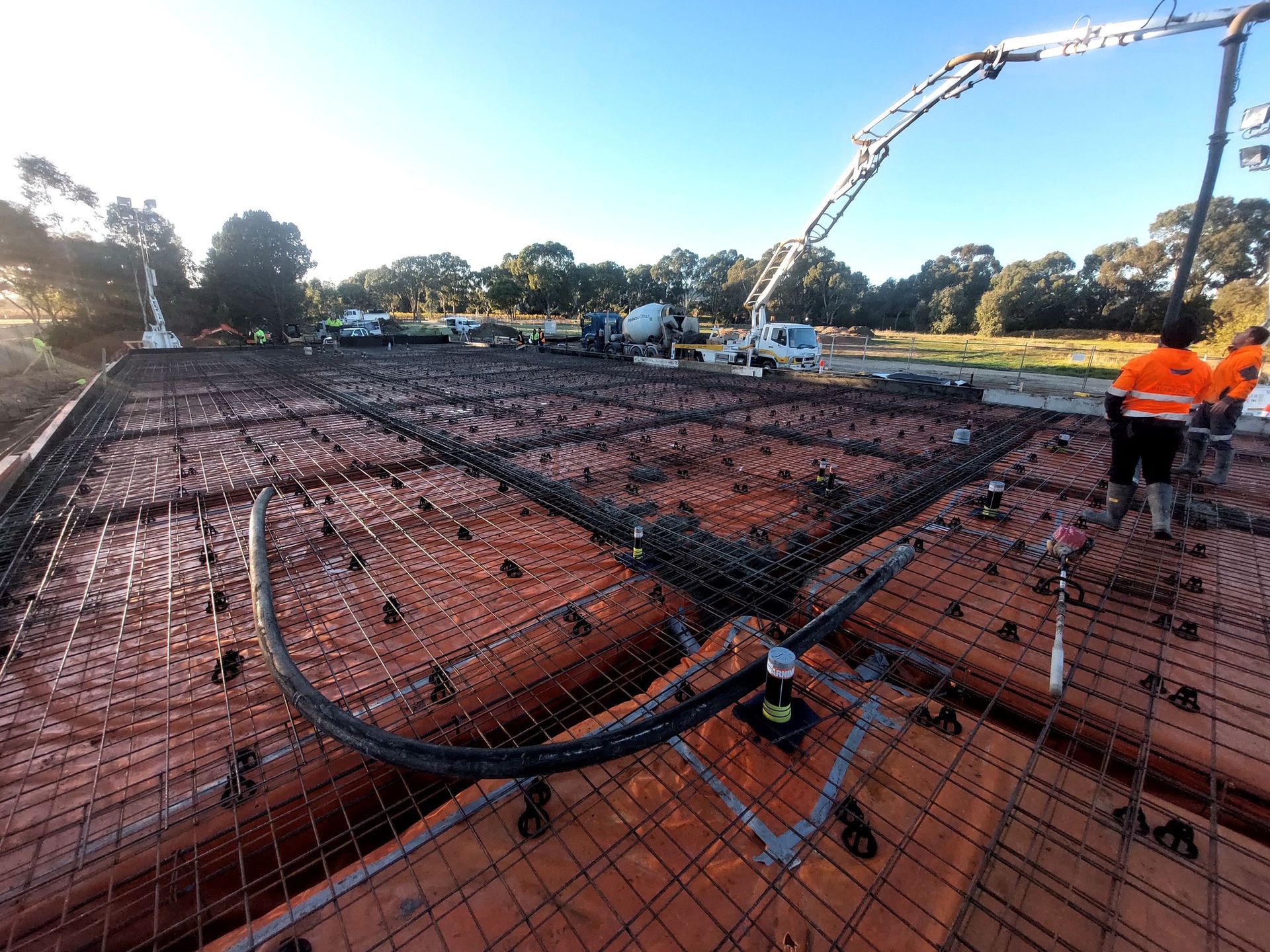 Foundation concreting