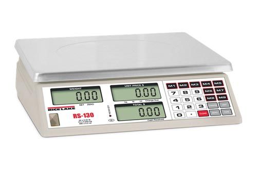 Rice Lake RS-130 Battery Operated Price Computing Scale - 168100