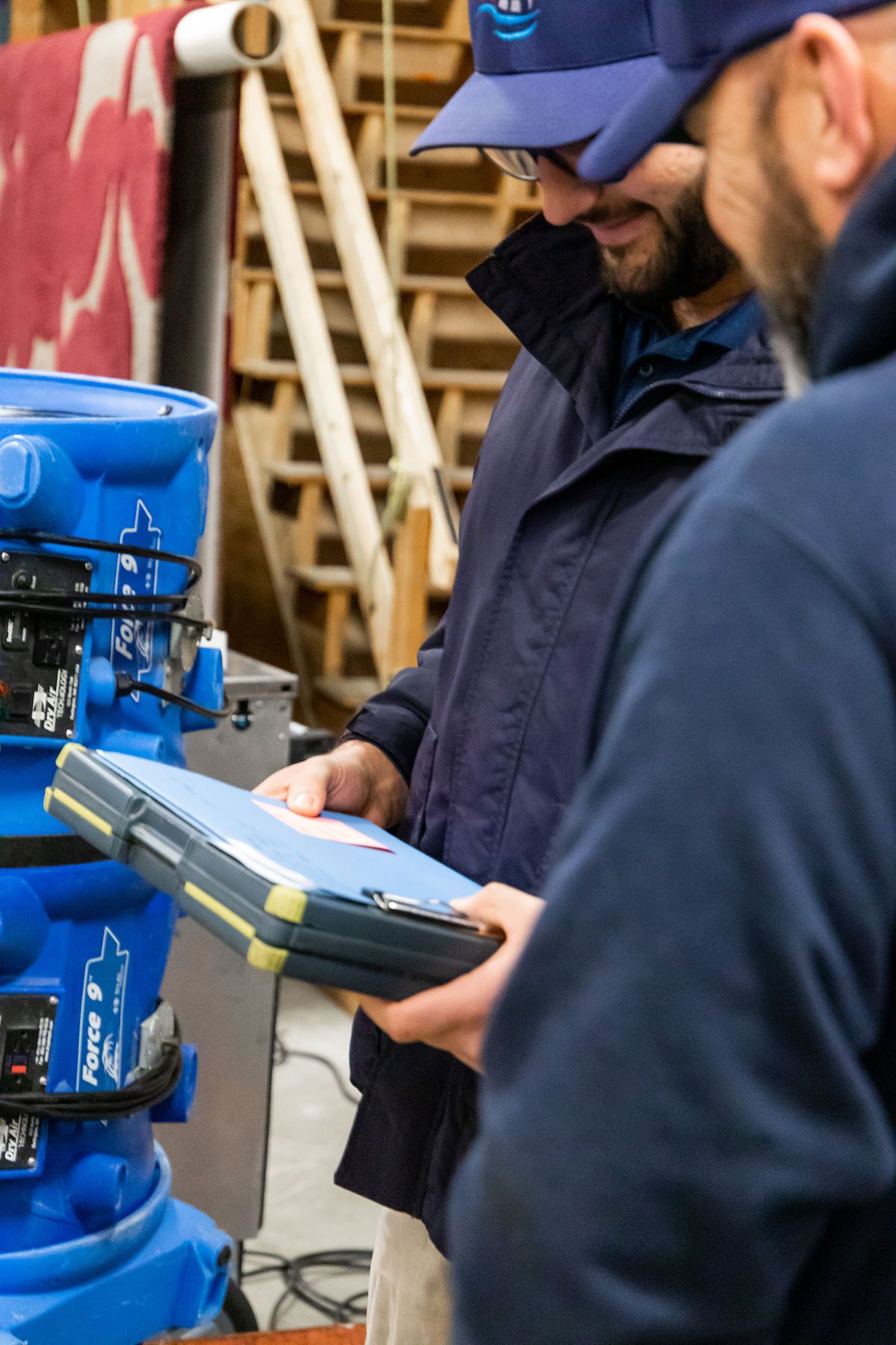 Craftech employees talking