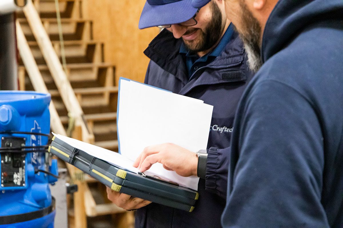 Craftech employee smiling