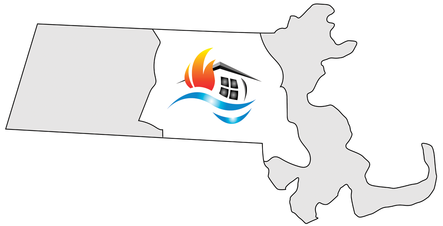 map of massachusetts with craftech logo