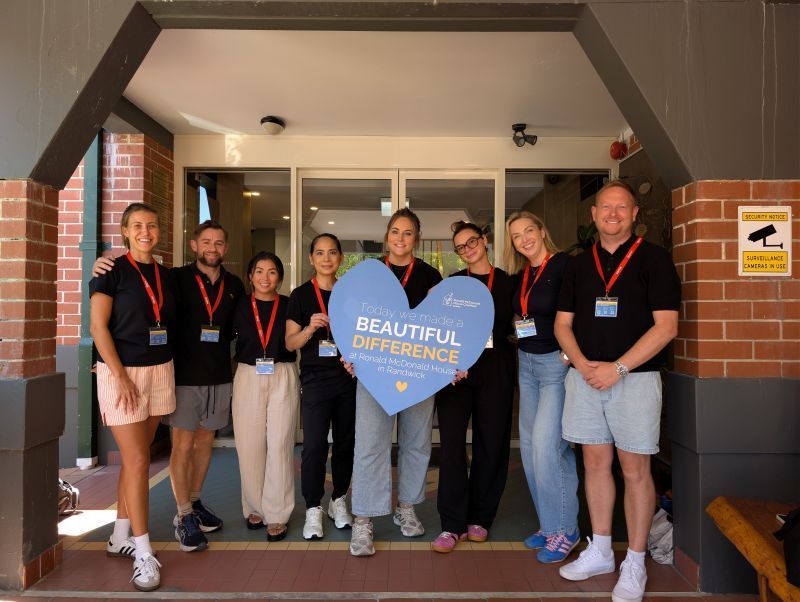 Zenergy’s team volunteered at Ronald McDonald House Sydney
