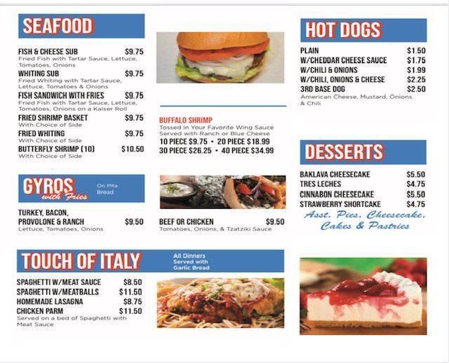 Delicious Food York, PA 3rd Base