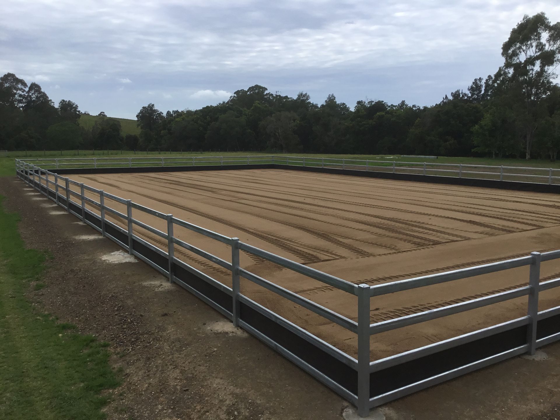 A Large Tree Stump in the Middle of a Muddy Field — S M & A J Gilbert Earthmoving in Mitchells Island, NSW