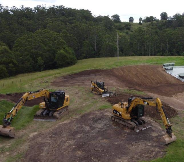 There is a Small Pond in the Middle of a Field — S M & A J Gilbert Earthmoving in Mitchells Island, NSW