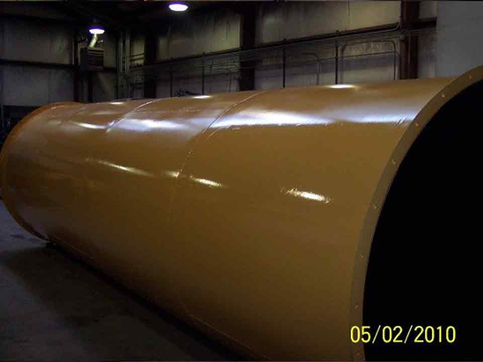 Pipe fabricated by Mustang Fabrication, Inc. in Bellefonte, PA