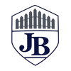 Shield logo with gray picket fence above dark blue