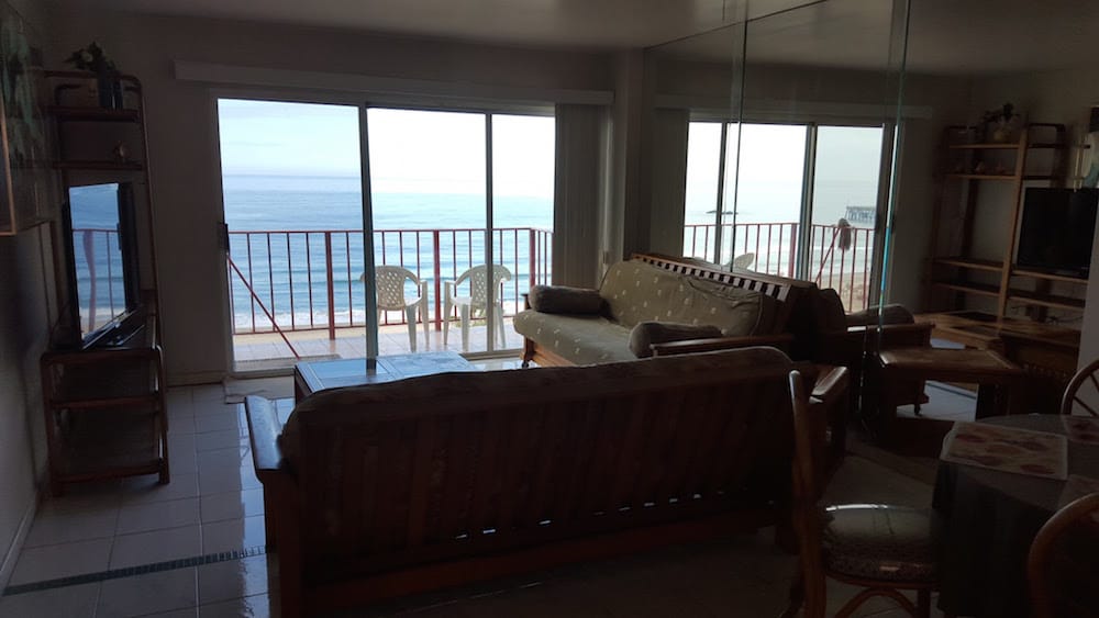 Private Patio with Beach View