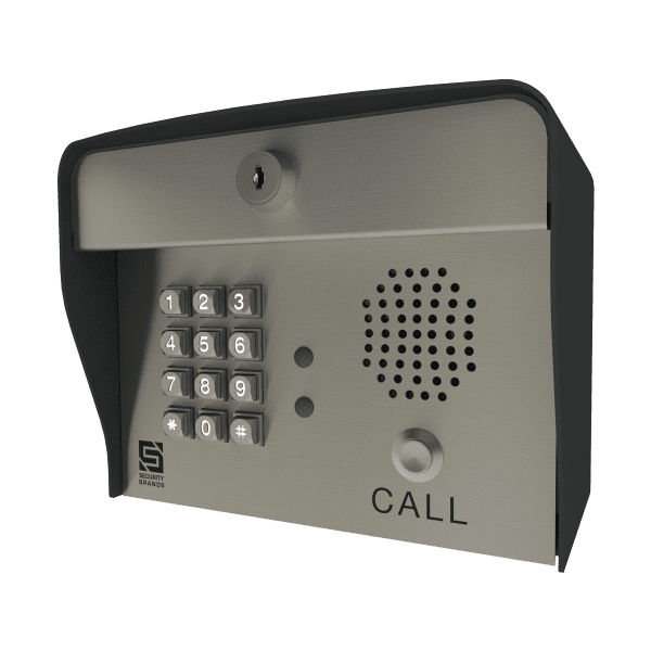A phone with a keypad and a button that says call