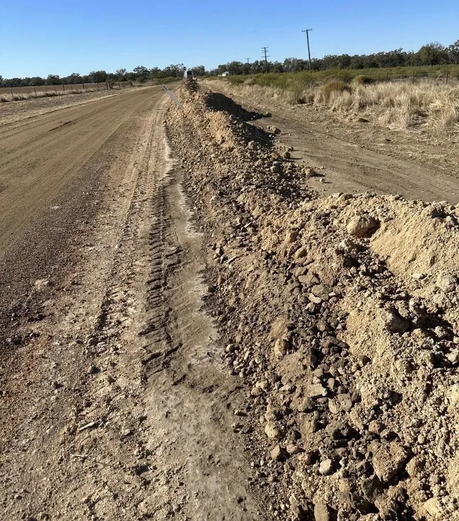 Moree road damage