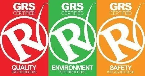 GRS Certified – ISO Qualifications – Quality, Environment, Safety