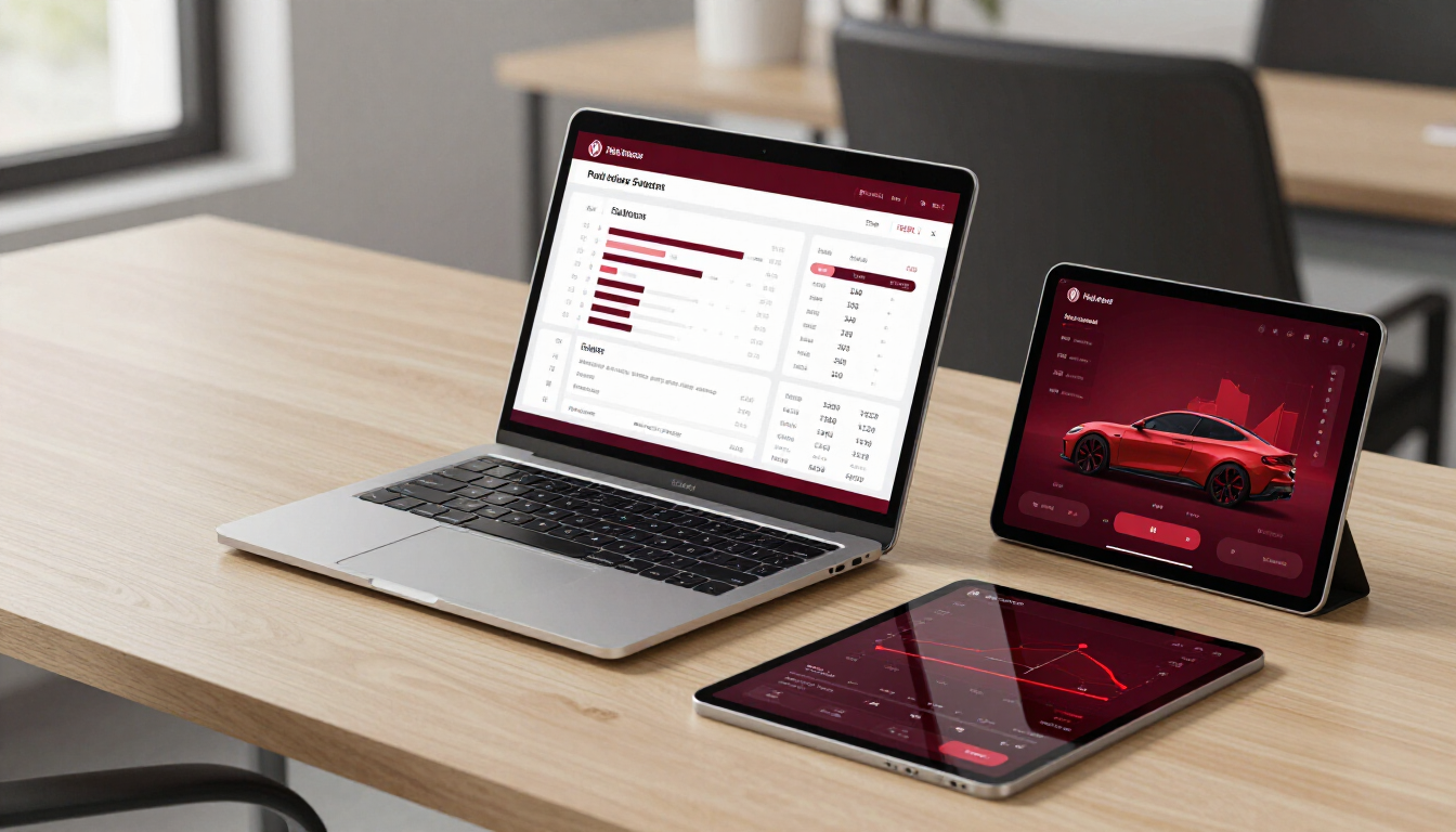 Automotive paid advertising dashboard showing lead generation and appointment bookings