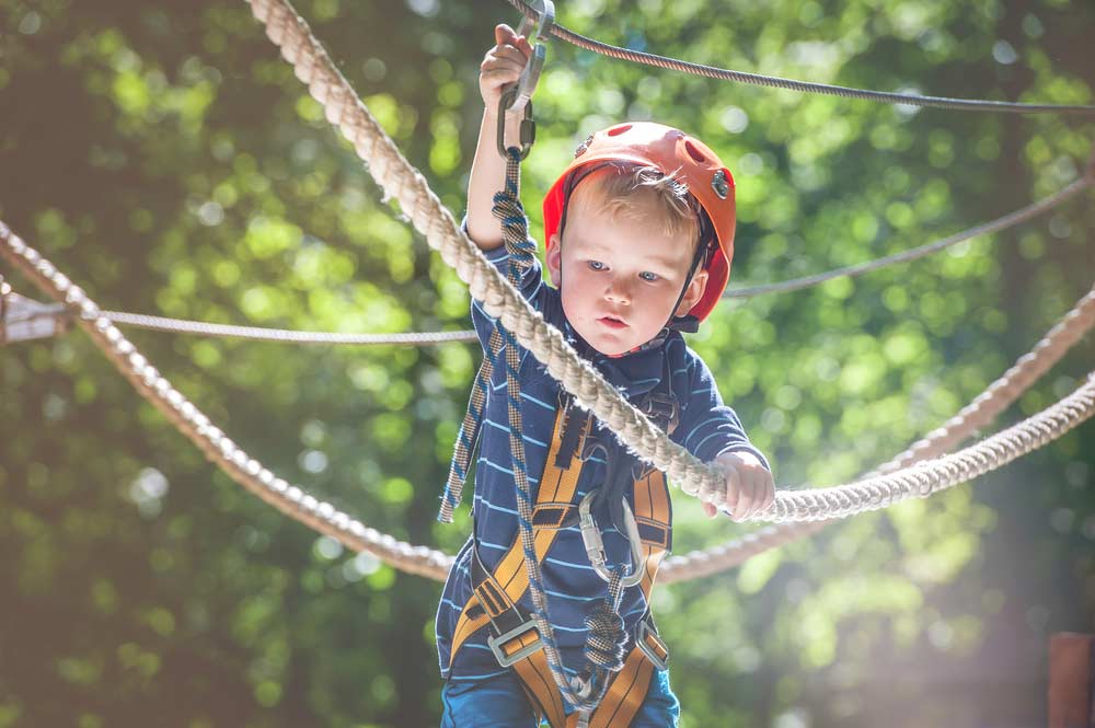 Boy Having Fun And Playing In A Fun Park — The Big Buzz Fun Park Pty Ltd in Rainbow Flat, NSW