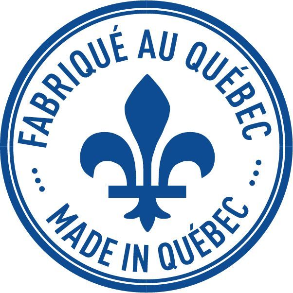Fabriqué au Québec / Made in Québec.