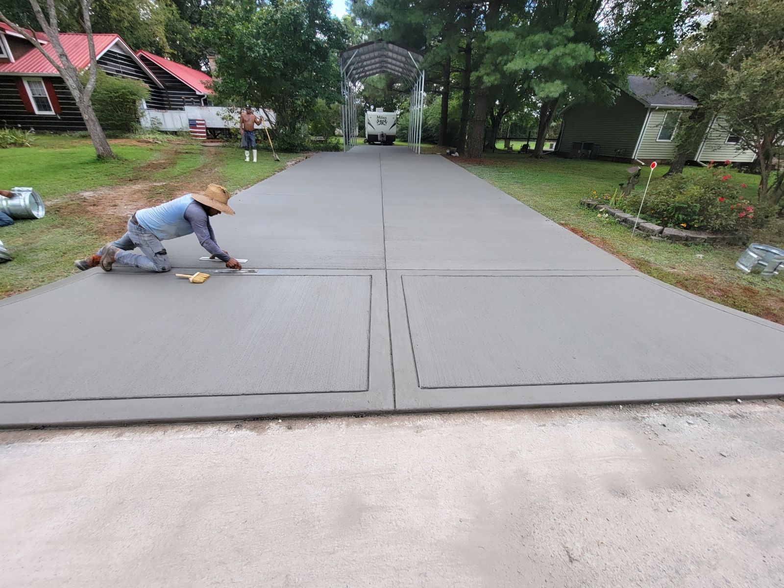 New Driveways — Chapel Hill, TN — The Concrete Gentlemen