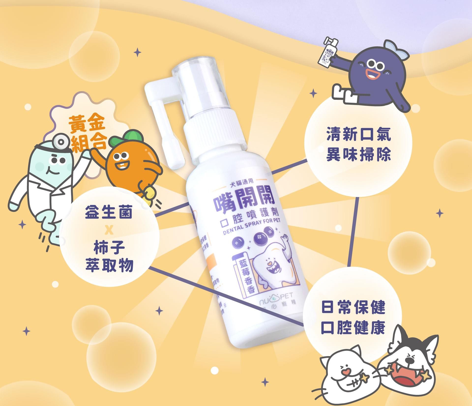 陪心機能PLUS | 嘴開開口腔噴護劑