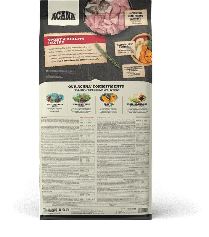 【愛肯拿】能量犬無穀配方(放養雞肉+新鮮蔬果)