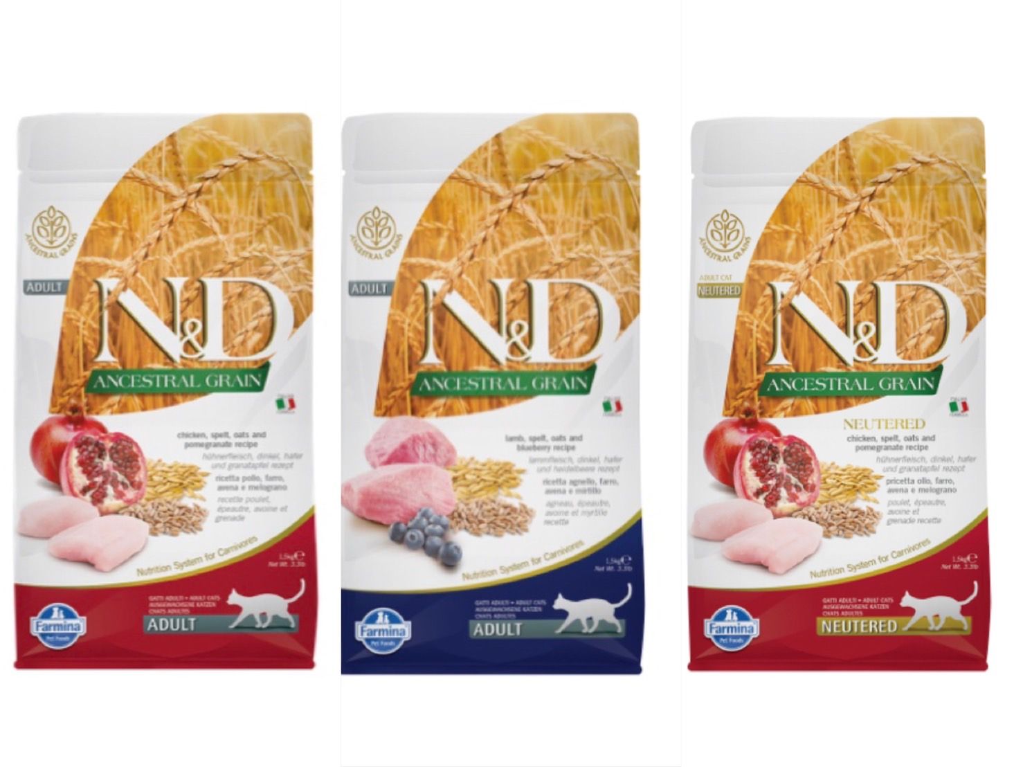 法米納 天然低穀貓糧系列