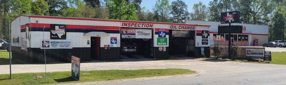 A gas station with a sign that says ' texas ' on it
