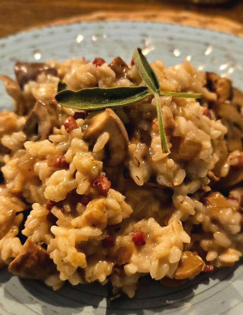 Herfst Risotto met Paddenstoelen