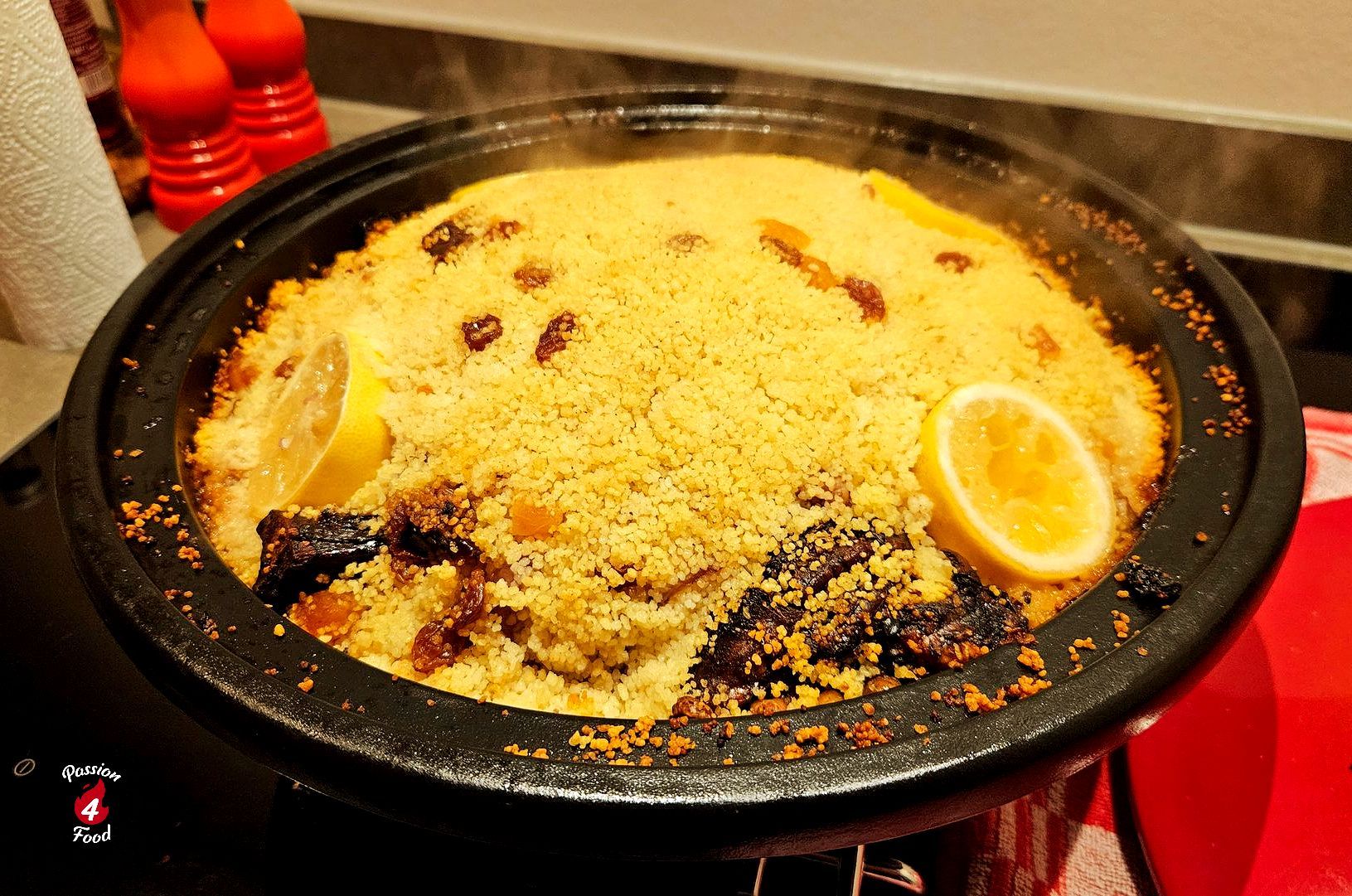 Lamsschouder met couscous uit de oven