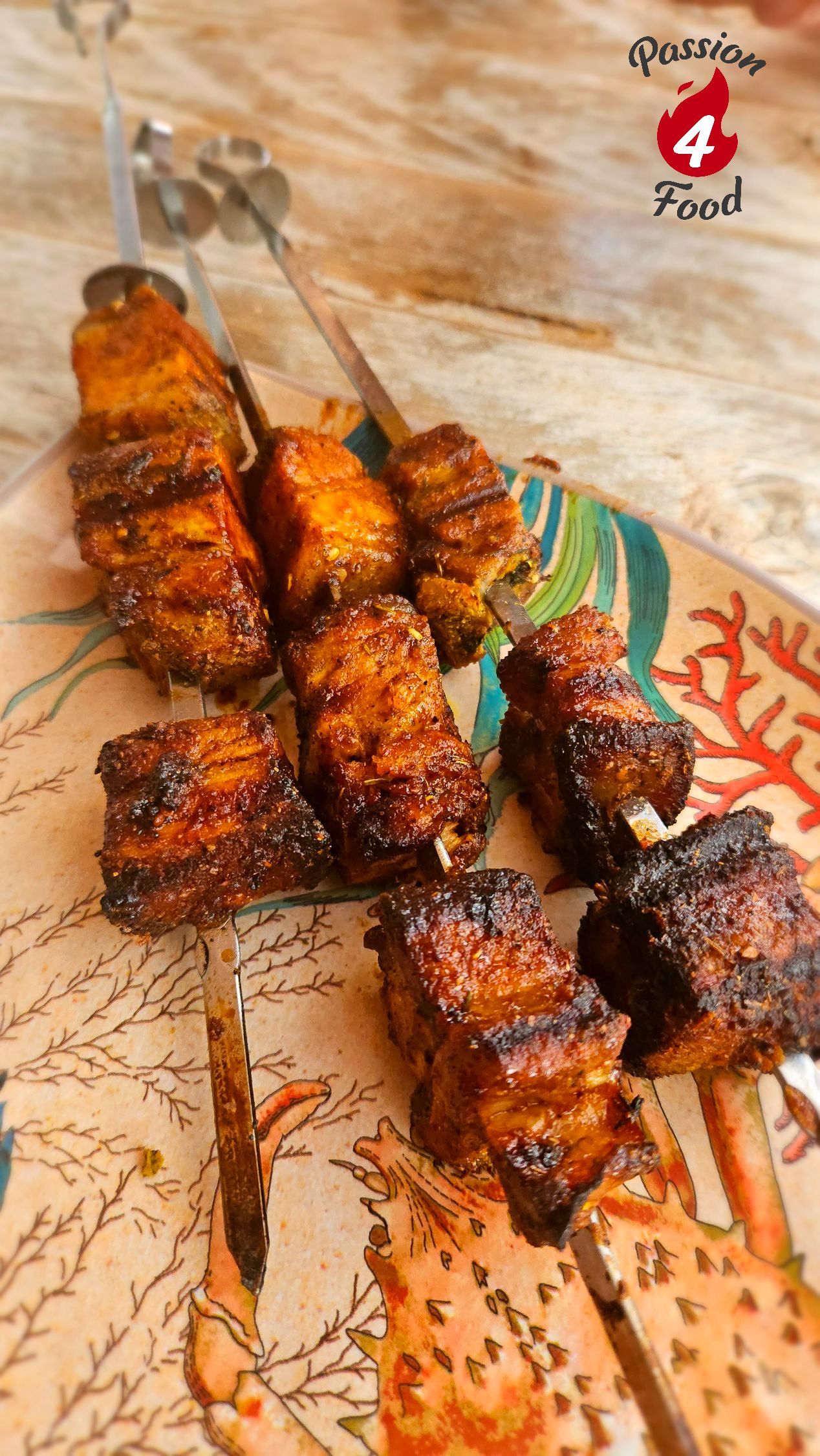 Buikspekspiesjes van de BBQ