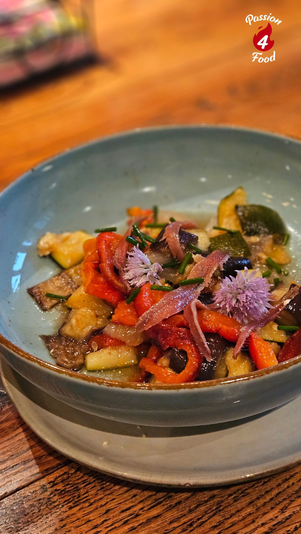Salade van Gegrilde Groenten met Ansjovis Salade van Gegrilde Groenten met Ansjovis