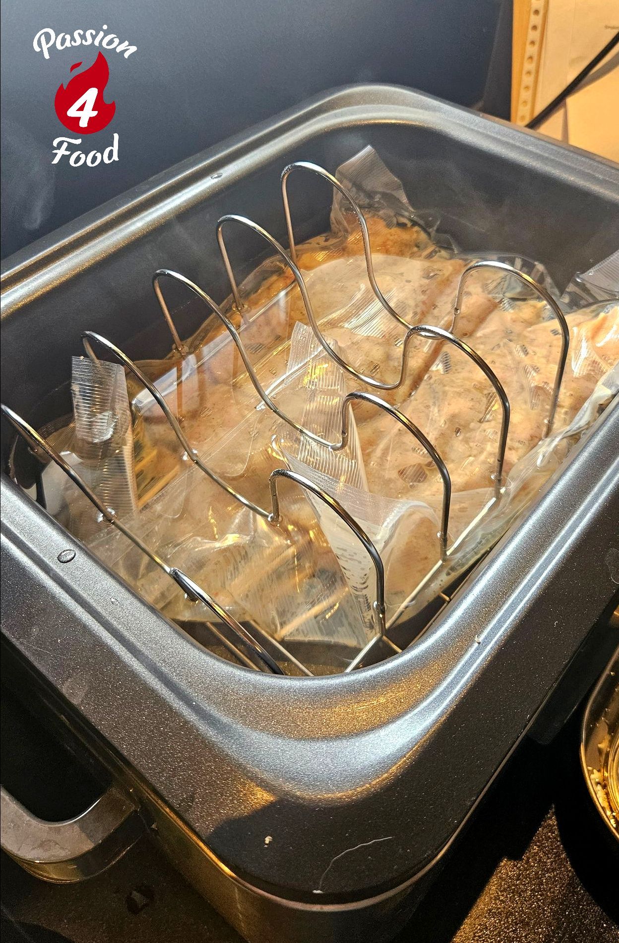 Saté sous-vide voorgaren
