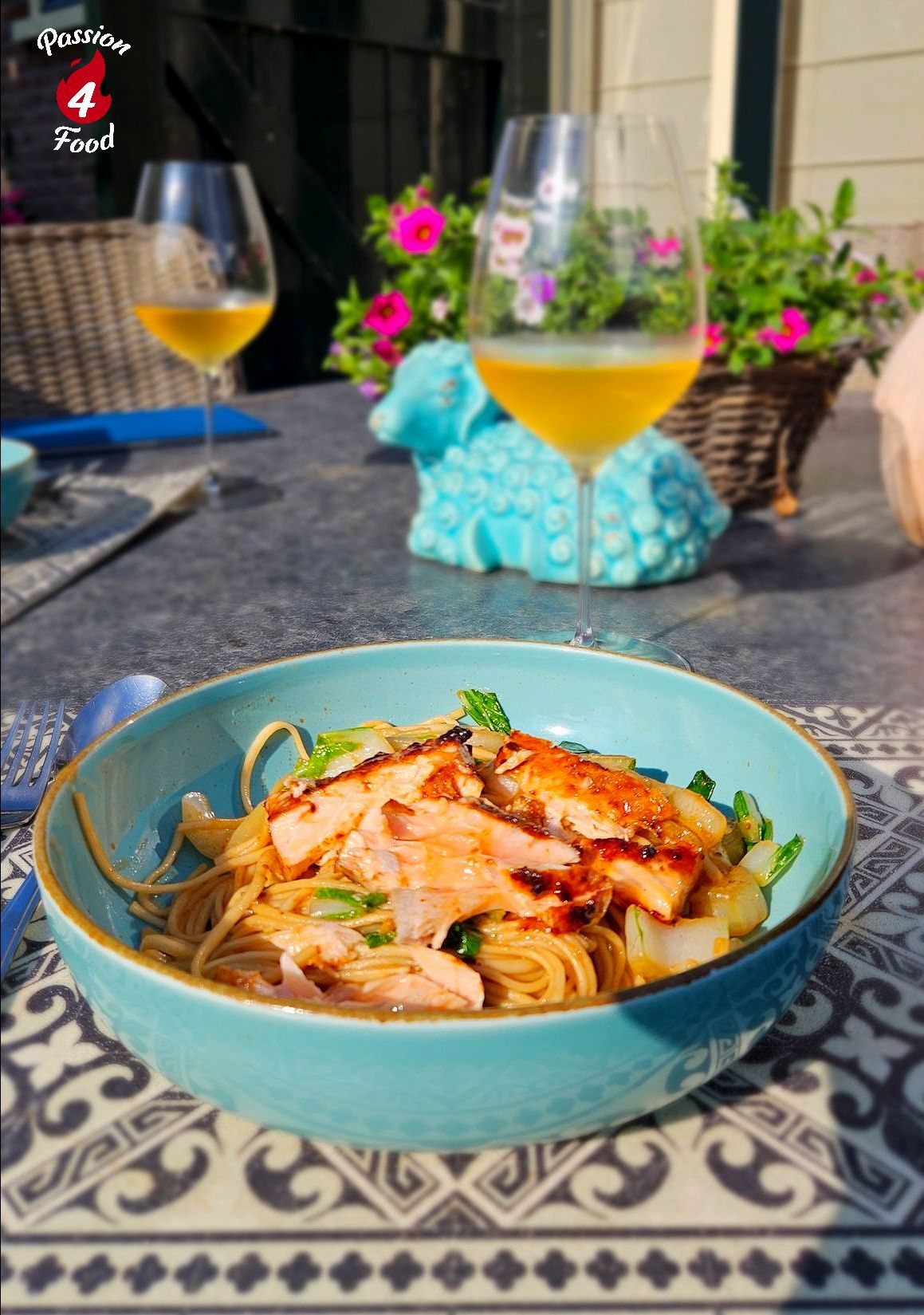 Miso Zalm met Udon Noodles Miso Zalm met Udon Noodles