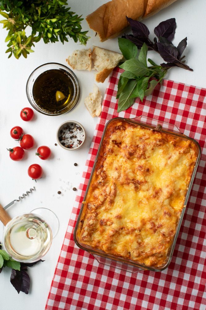 lasagne met spinazie, ricotta en zalm