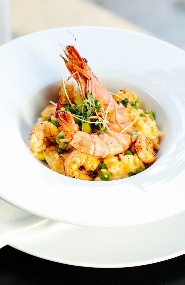 Risotto con Capesante e Gamberi Risotto con Capesante e Gamberi