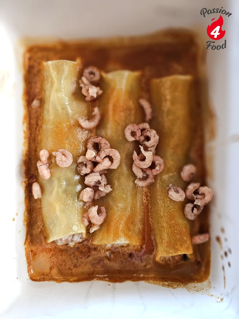 Cannelloni met Hollandse Garnalen Cannelloni met Hollandse Garnalen