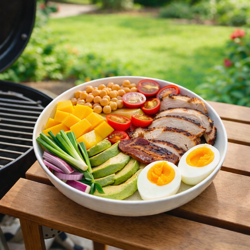 Gegrilde kip avocado bowl