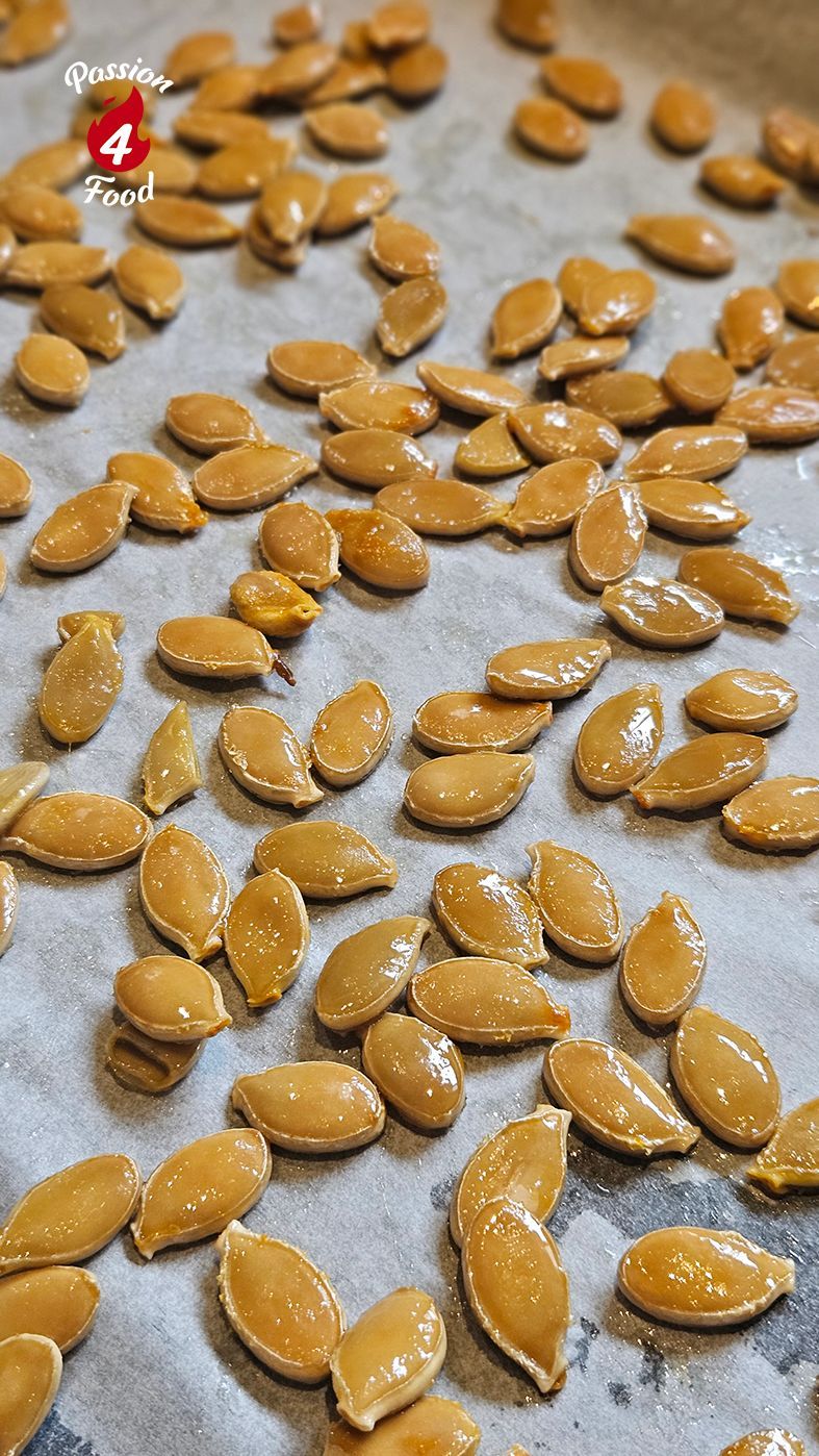 Gekookte Pompoenpitten