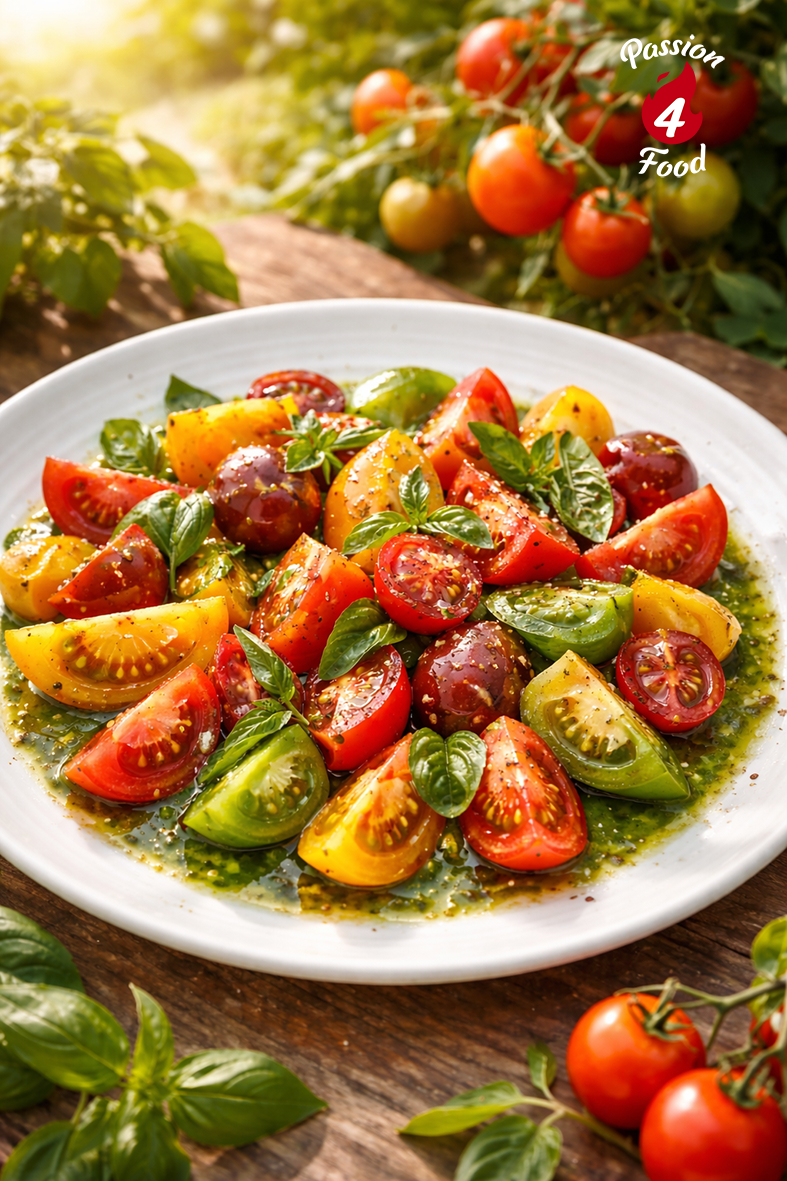 Griekse tomatensalade