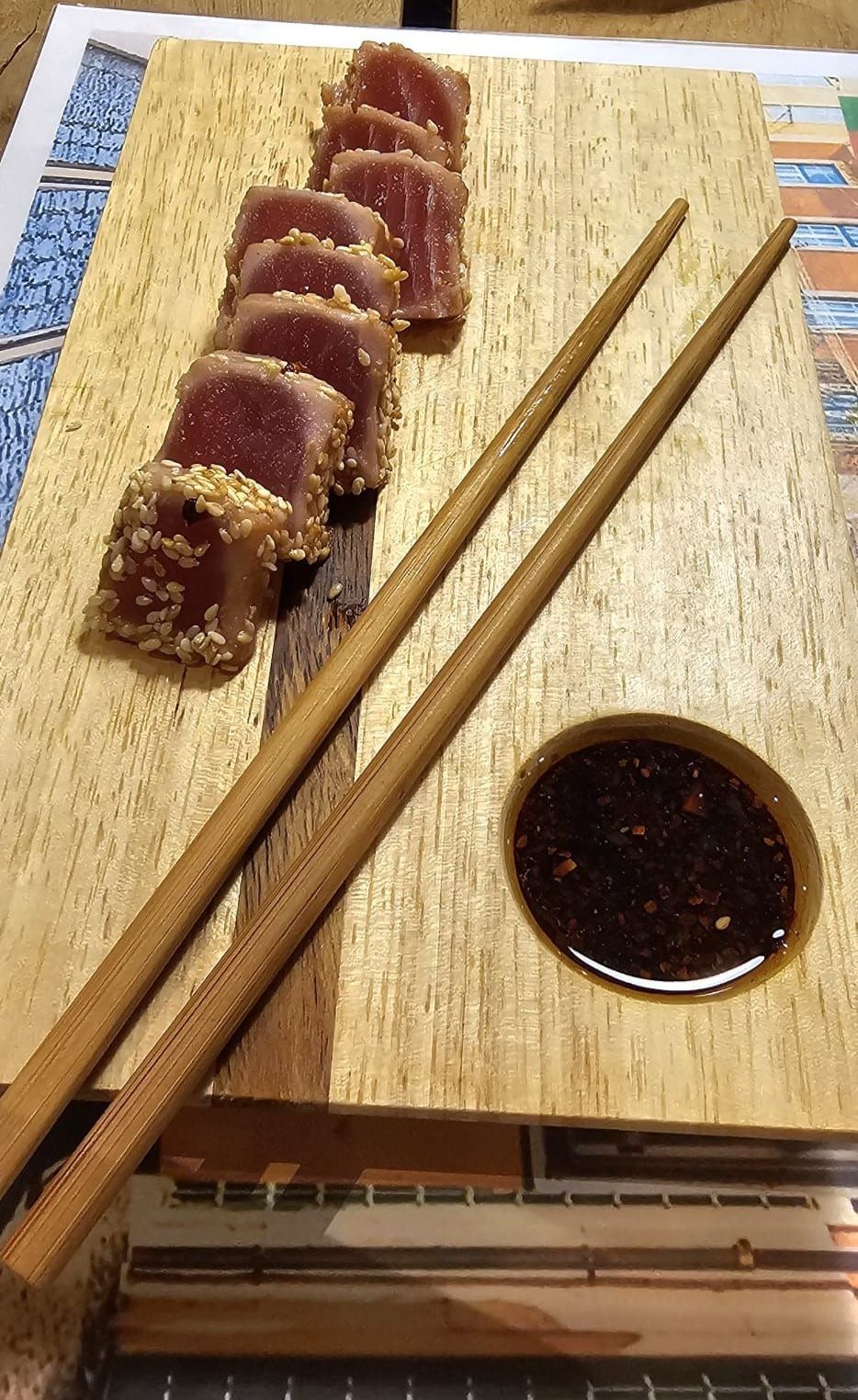 Pittige Tonijn Tataki