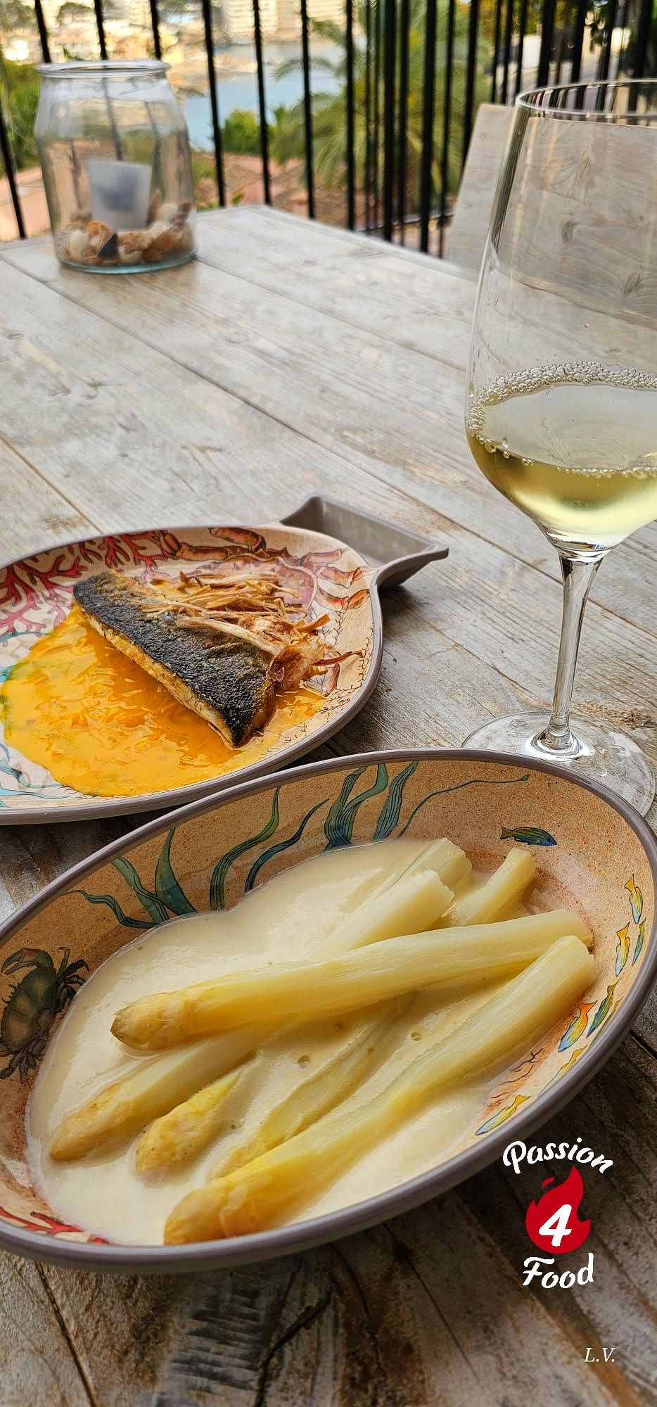 Zeebaars met Saffraan Beurre Blanc