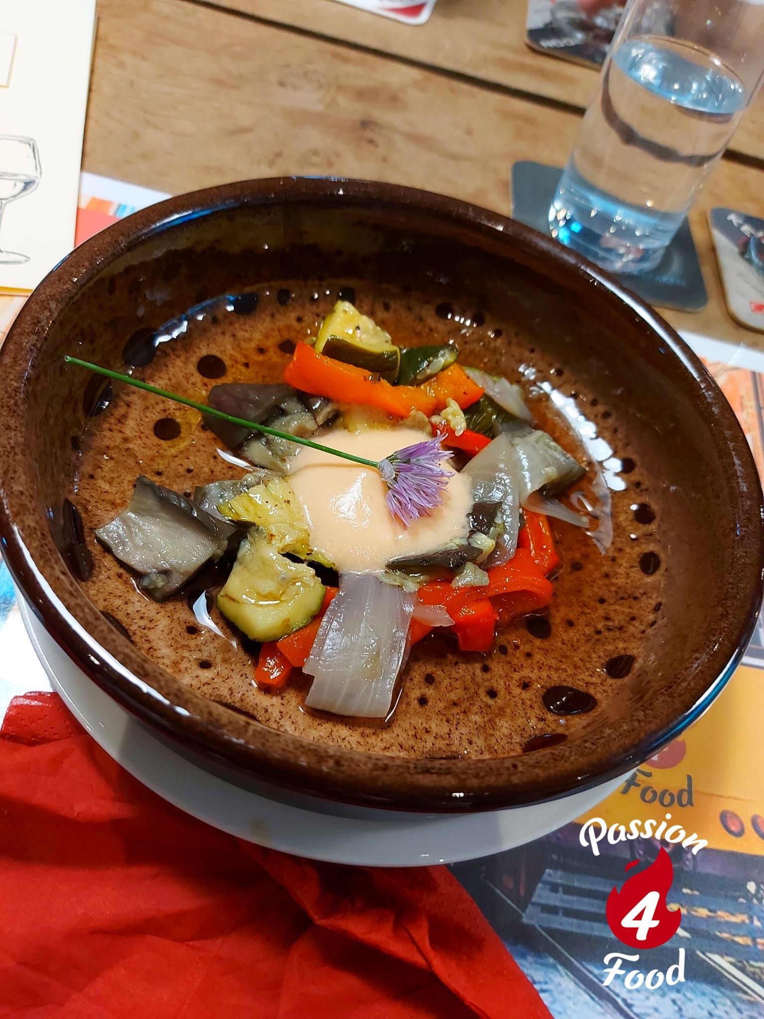 Salade van Gegrilde Groenten met Ansjovis