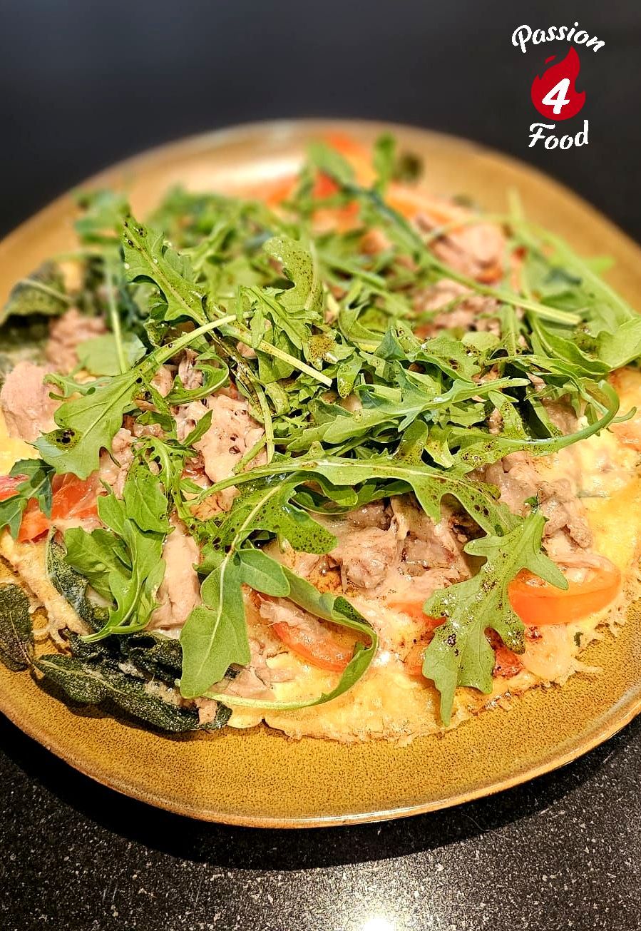 Frittata con Tonno, Peperone Dolce e Salvia Frittata con Tonno, Peperone Dolce e Salvia
