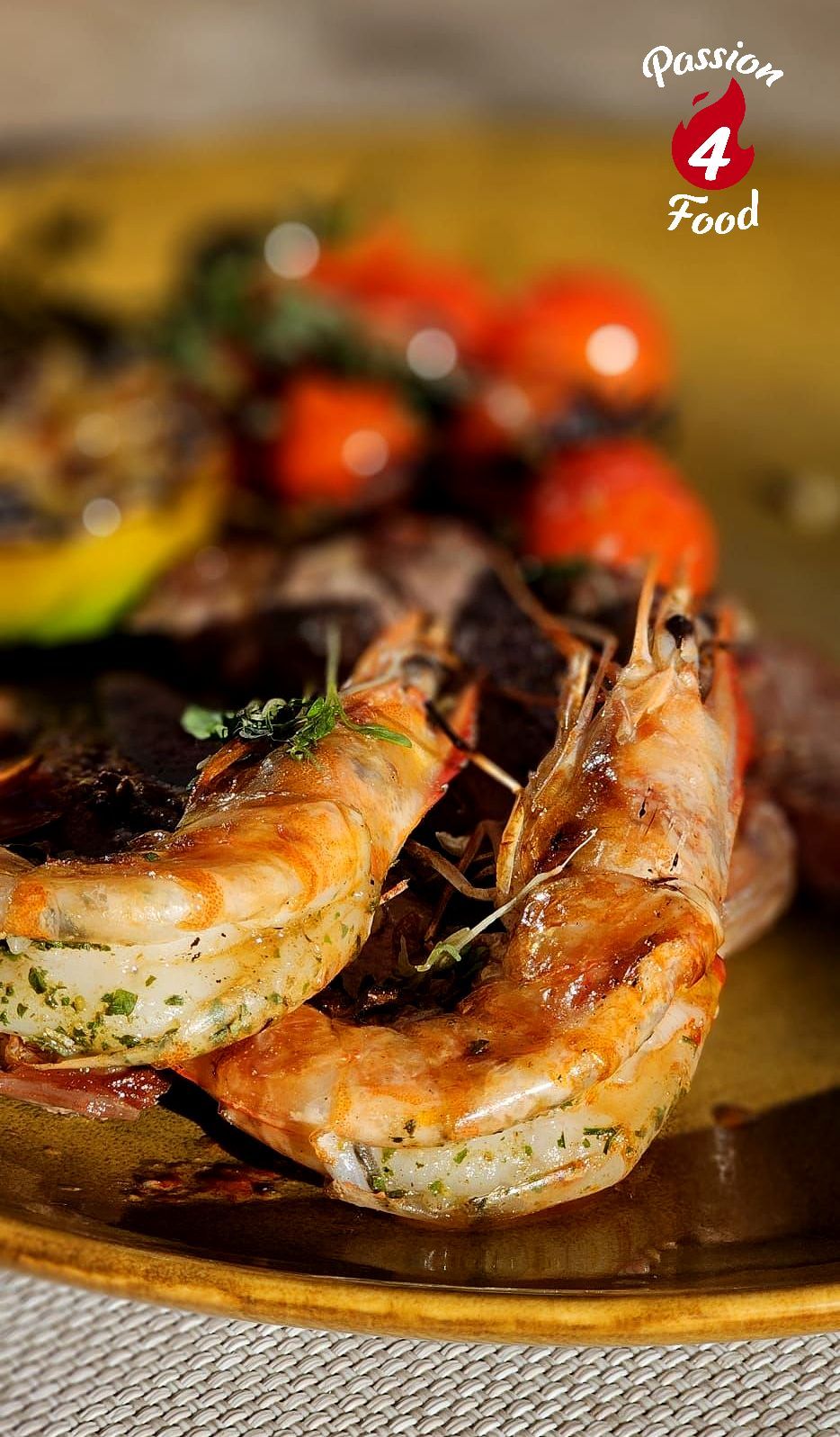 Surf & Turf - Ribeye & Gamba Surf & Turf - Ribeye & Gamba