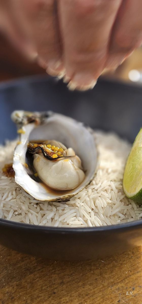 Kai Restaurant Grill Try Out oysters from the grill