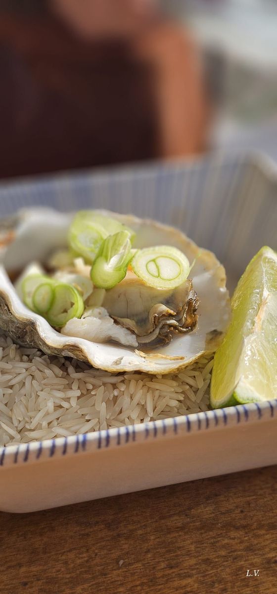 Kai Restaurant Grill Try Out oysters from the grill