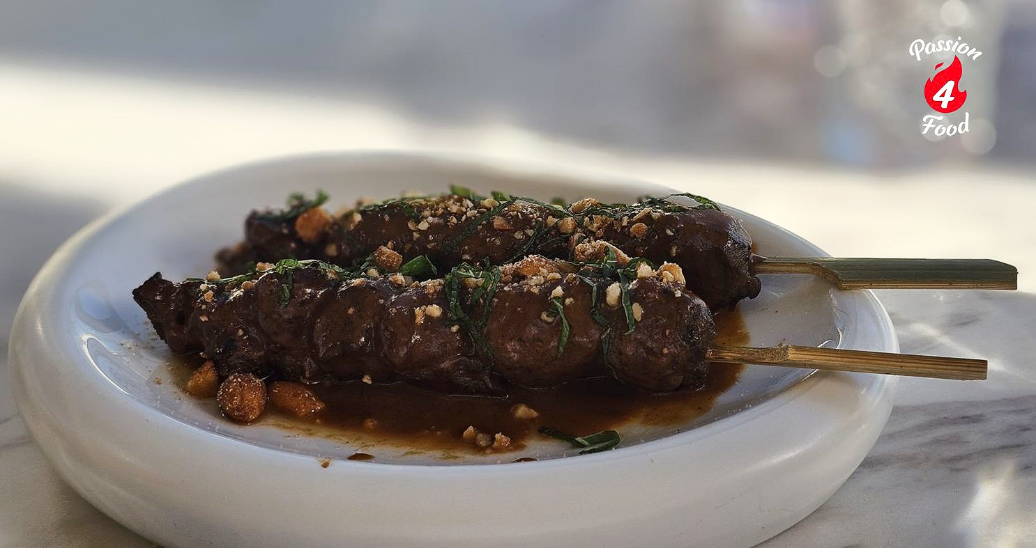 Lamssaté met ketjapsaus Lamssaté met ketjapsaus