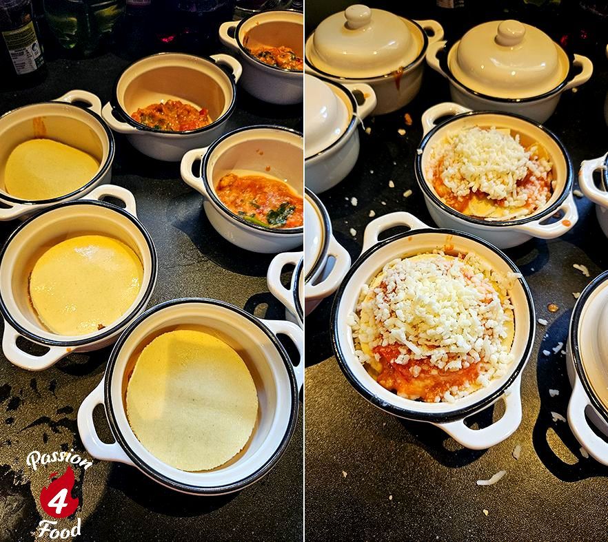 Mini Lasagne con Polla Macinato