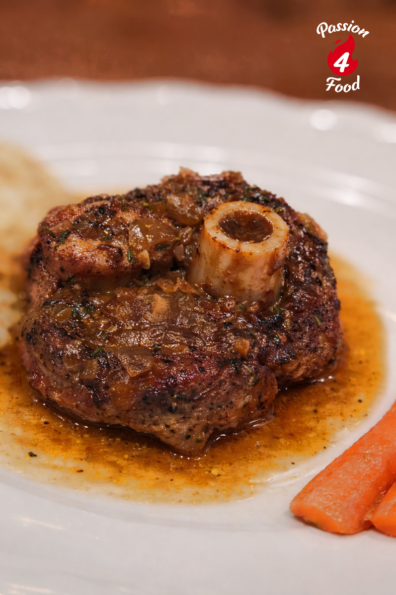 Stinco di vitello con salsa all arancia