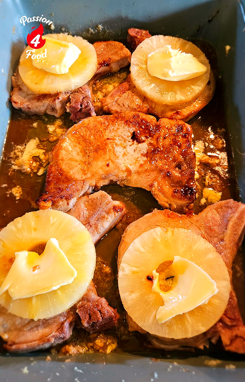 Ananas Gember Varkenskoteletten