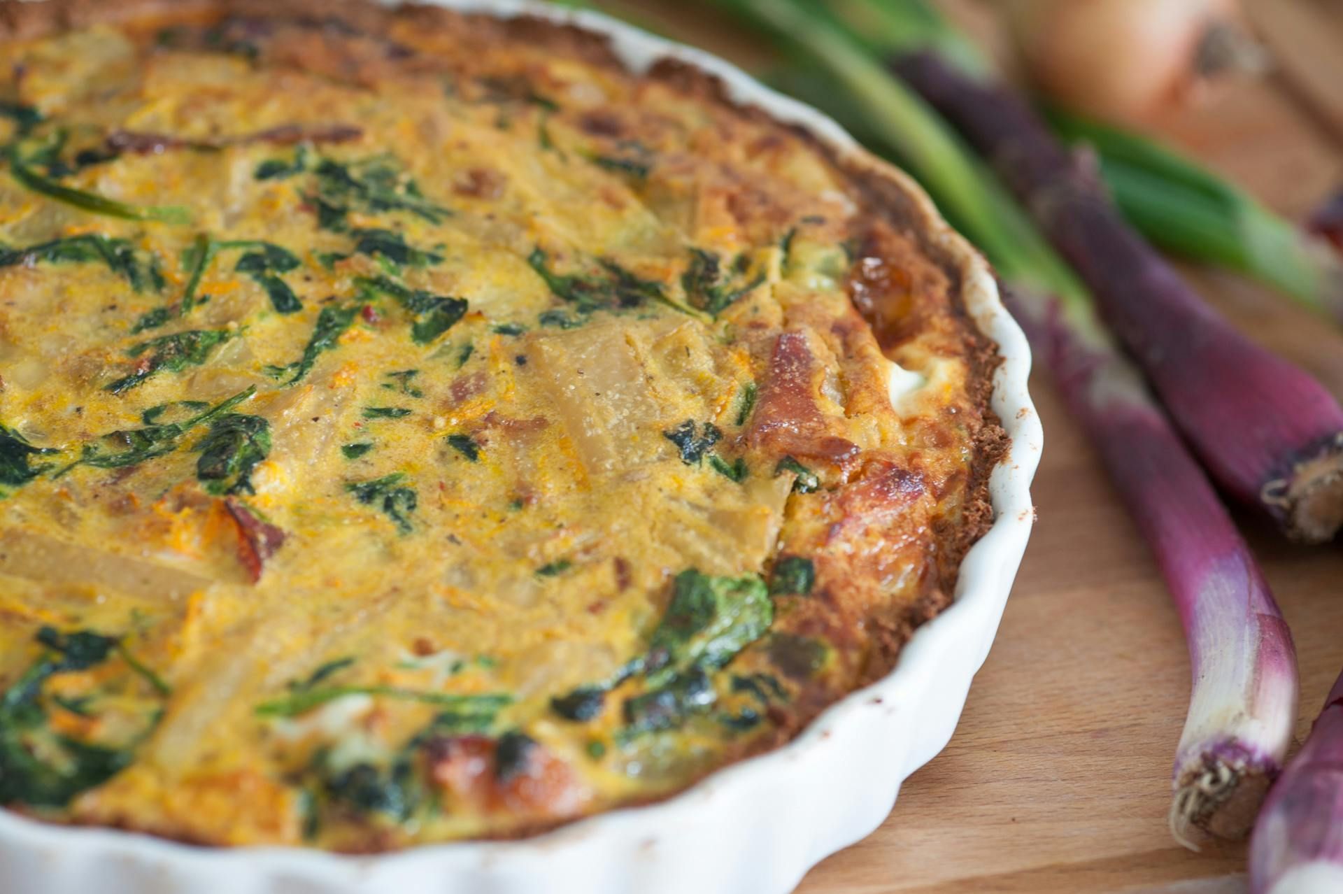 Zalm-Broccoli Quiche