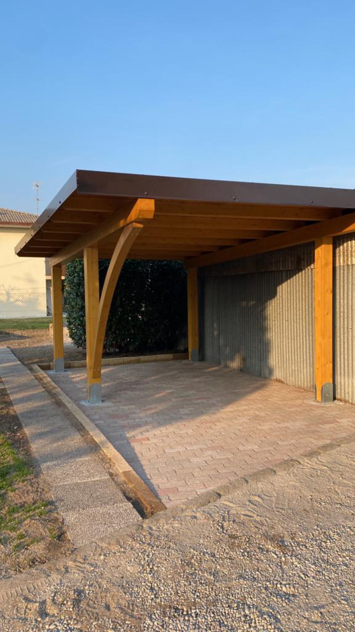 Tettoia Auto con Arco