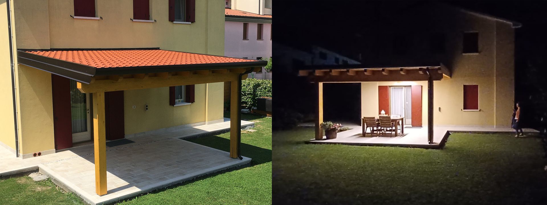 Portico con Luce Led