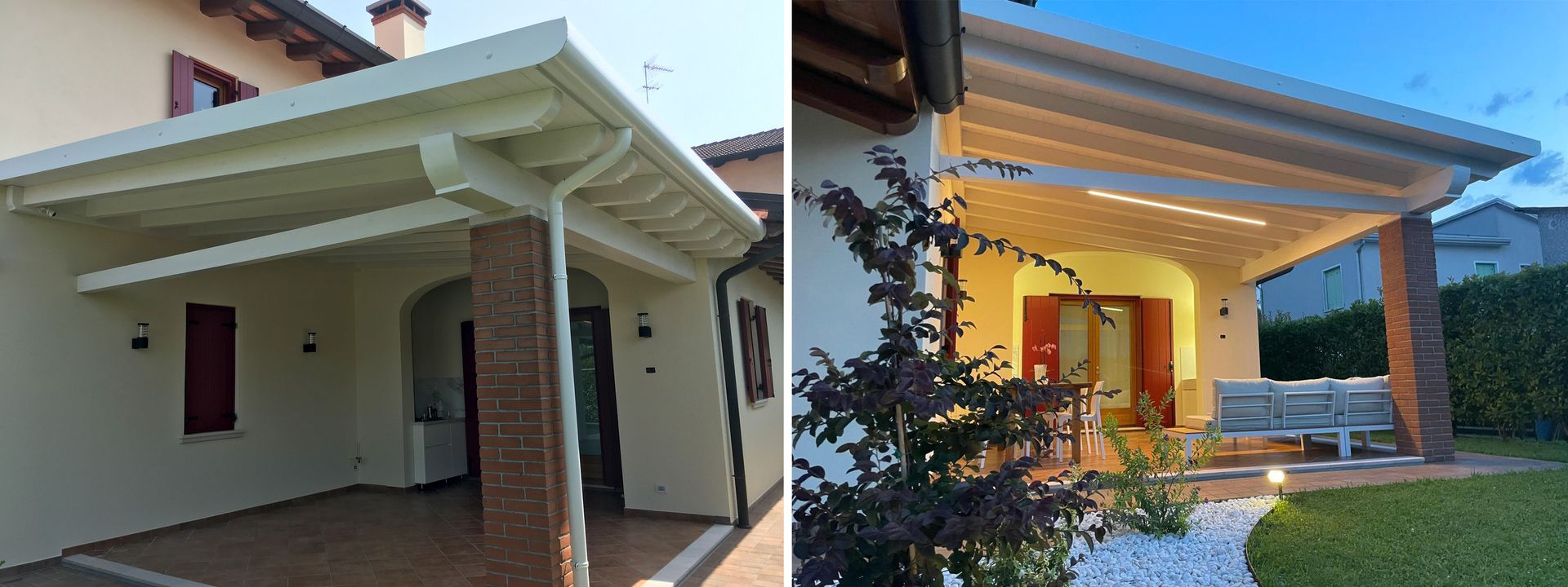 Portico con Luce Led